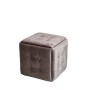 Jeu de tabourets GO GIFT Transformer Rose Velours Acier 50 x 50 x 50 cm Pouf 5 en 1 5 Unités