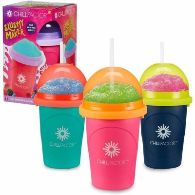 Cup for Making Ice Creams and Slushies with Recipes Bandai Chillfactor Granita Mug Rose Plastic
