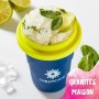 Cup for Making Ice Creams and Slushies with Recipes Bandai Chillfactor Granita Mug Rose Plastic