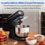 Food Processor Medion MD18420 noir 1200 W 5 L
