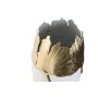 Set of 3 Vases Home ESPRIT White Golden Metal 21 x 21 x 55 cm (3 Pieces)