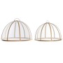 Plate cover Home ESPRIT Bamboo 35 x 35 x 22 cm
