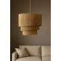 Ceiling Light Home ESPRIT Brown Metal Rope 50 x 50 x 50 cm