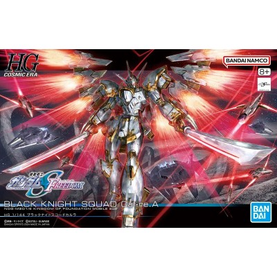 Collectable Figures Bandai HGCE 1/144 BLACK KNIGHT SQUAD Cal - re. A Black Plastic Animation and anime (Japanese animation)