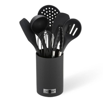 Set of Kitchen Knives and Stand Feel Maestro MR-1542-BLACK