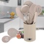 Set of Kitchen Knives and Stand Feel Maestro MR-1542-BIEGE
