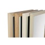 Miroir sur Pied Home ESPRIT Blanc Marron Beige Gris 35,5 x 40 x 155 cm (4 Unités)