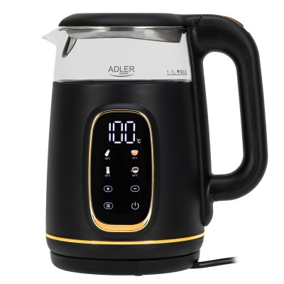 Bouilloire Adler AD 1305bg Noir Or 2200 W 1,7 L