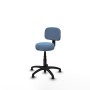 Chaise de Bureau Piqueras y Crespo B1301RT Bleu ciel