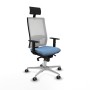 Chaise de Bureau Piqueras y Crespo 1D086G1 Bleu ciel