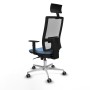 Chaise de Bureau Piqueras y Crespo 1D086G1 Bleu ciel
