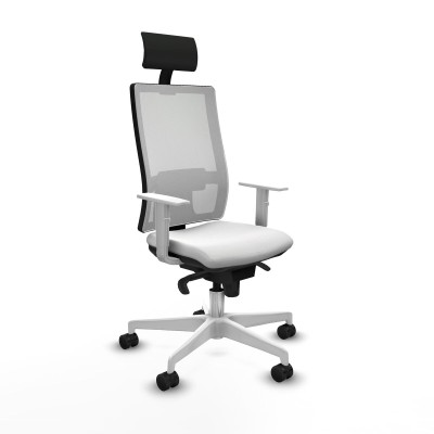 Chaise de Bureau Piqueras y Crespo 4B026N1 Blanc