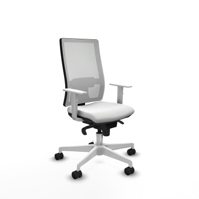 Chaise de Bureau Piqueras y Crespo 4B026N0 Blanc