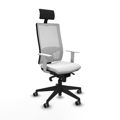 Chaise de Bureau Piqueras y Crespo 4B066G1 Blanc