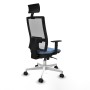 Chaise de Bureau Piqueras y Crespo 1D026N1 Bleu ciel