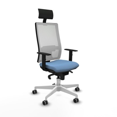 Chaise de Bureau Piqueras y Crespo 1D026G1 Bleu ciel