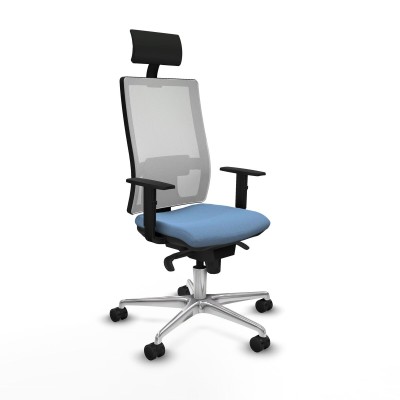 Chaise de Bureau Piqueras y Crespo 1D086N1 Bleu ciel