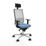 Chaise de Bureau Piqueras y Crespo 1D086N1 Bleu ciel