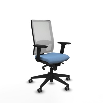 Chaise de Bureau Piqueras y Crespo 2D066G0 Bleu ciel