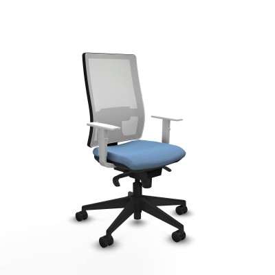 Chaise de Bureau Piqueras y Crespo 4B066N0 Bleu ciel