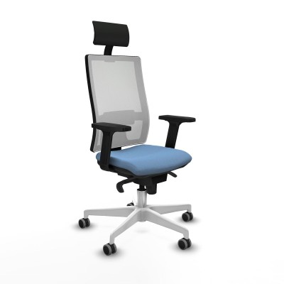 Chaise de Bureau Piqueras y Crespo 2D026G1 Bleu ciel