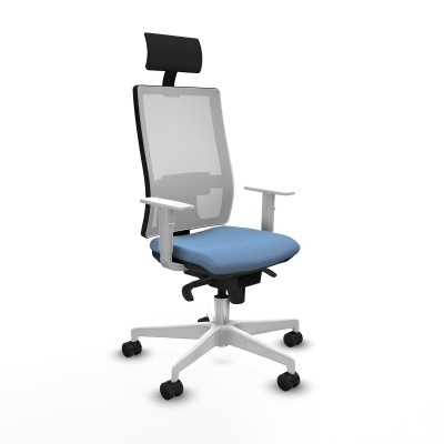 Chaise de Bureau Piqueras y Crespo 4B026N1 Bleu ciel