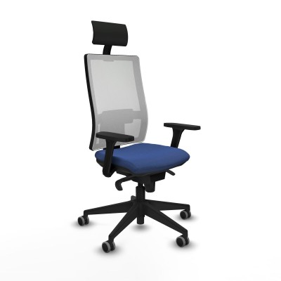Chaise de Bureau Piqueras y Crespo 3D066G1 Blue marine