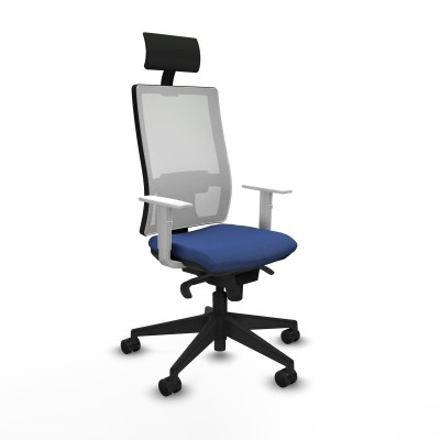 Office Chair Piqueras y Crespo 4B066N1 Navy Blue
