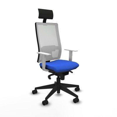 Chaise de Bureau Piqueras y Crespo 4B066N1 Bleu