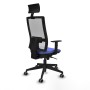 Chaise de Bureau Piqueras y Crespo 1D066G1 Bleu clair