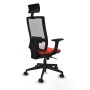 Chaise de Bureau Piqueras y Crespo 2D066N1 Orange Foncé