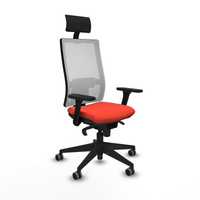 Chaise de Bureau Piqueras y Crespo 3D066G1 Orange Foncé
