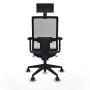 Office Chair Piqueras y Crespo 2D066N1 Petroleum green
