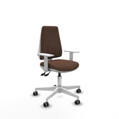 Office Chair Piqueras y Crespo B5B026G Dark brown