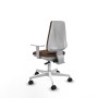 Office Chair Piqueras y Crespo B5B026N Dark brown