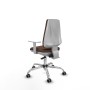 Office Chair Piqueras y Crespo B5B056G Dark brown