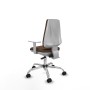 Office Chair Piqueras y Crespo B5B056N Dark brown