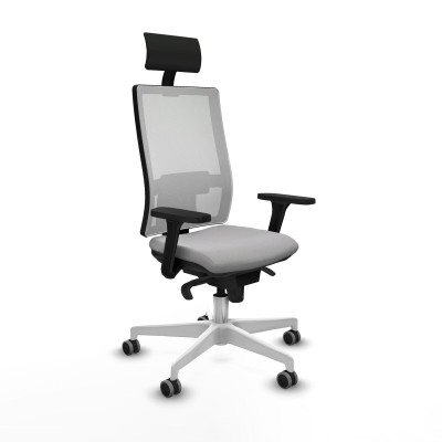 Chaise de Bureau Piqueras y Crespo 3D026G1 Gris clair