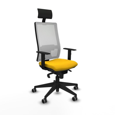 Chaise de Bureau Piqueras y Crespo 1D066G1 Jaune