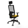 Chaise de Bureau Piqueras y Crespo 1D066G1 Jaune