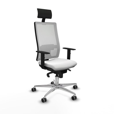 Chaise de Bureau Piqueras y Crespo 1D086G1 Blanc