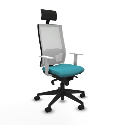 Chaise de Bureau Piqueras y Crespo 4B066N1 Turquoise