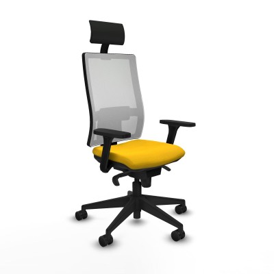 Chaise de Bureau Piqueras y Crespo 3D066N1 Jaune