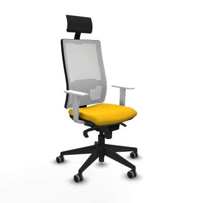 Chaise de Bureau Piqueras y Crespo 4B066G1 Jaune