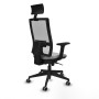 Chaise de Bureau Piqueras y Crespo 2D066G1 Gris clair