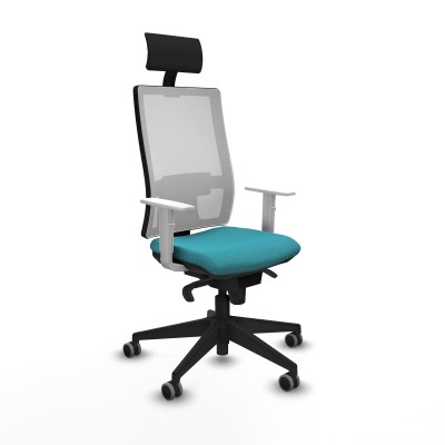 Chaise de Bureau Piqueras y Crespo 4B066G1 Turquoise
