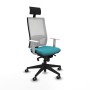 Chaise de Bureau Piqueras y Crespo 4B066G1 Turquoise