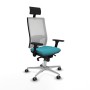 Chaise de Bureau Piqueras y Crespo 3D086G1 Turquoise