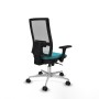 Chaise de Bureau Piqueras y Crespo 3D086N0 Turquoise