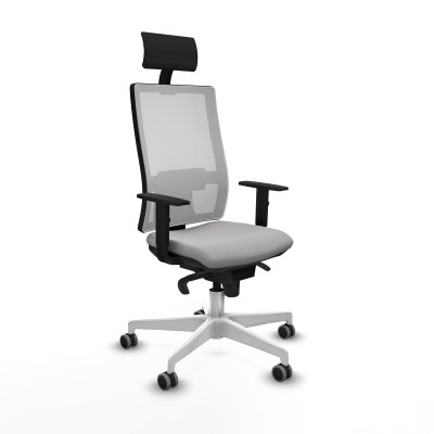 Chaise de Bureau Piqueras y Crespo 1D026G1 Gris clair